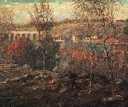 Ernest Lawson Harlem River France oil painting reproduction